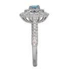 �u���W���Y�p���C�o�g���}���� 0.24ct ���[�Y�J�b�g�_�C�������h ��0.4ct �_�C�������h 0.4ct �v���`�i �����O(�w��)