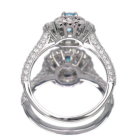 �u���W���Y�p���C�o�g���}���� 0.24ct ���[�Y�J�b�g�_�C�������h ��0.4ct �_�C�������h 0.4ct �v���`�i �����O(�w��)
