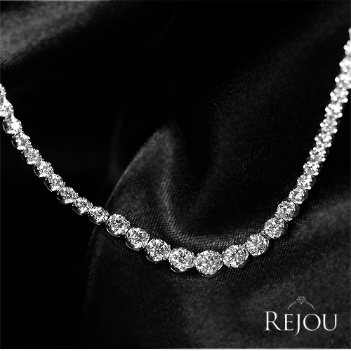 第483回抽選販売＞ダイヤモンド 5.4ct ホワイトゴールド ネックレス