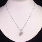 �s���N�_�C�������h 0.159ct/FPP/SI2 �s���N�_�C�������h 0.142ct/FPP/SI2 �_�C�������h 0.7ct �v���`�i �s���N�S�[���h �l�b�N���X