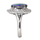 �I�[�X�g�����A���C�g�j���O���b�W�Y�u���b�N�I�p�[�� ��2.8ct �_�C�������h ��1.5ct �v���`�i �����O(�w��)