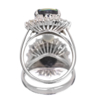 �I�[�X�g�����A���C�g�j���O���b�W�Y�u���b�N�I�p�[�� ��2.8ct �_�C�������h ��1.5ct �v���`�i �����O(�w��)