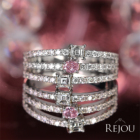 �s���N�_�C�������h 0.12ct/FIP/SI1 �_�C�������h 0.6ct �v���`�i �����O(�w��)