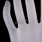�s���N�_�C�������h 0.08ct/FPP/SI1 �n�[�g�A���h�L���[�s�b�h�_�C�������h(H&C) 0.3ct �v���`�i �����O(�w��)