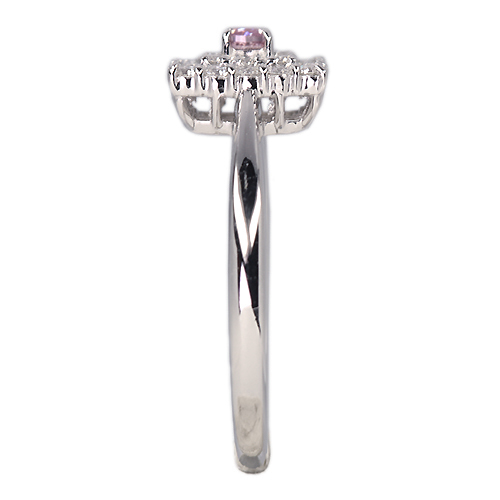 第483回抽選販売＞ピンクダイヤモンド 0.08ct/FPP/SI1 ハートアンド