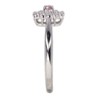 �s���N�_�C�������h 0.08ct/FPP/SI1 �n�[�g�A���h�L���[�s�b�h�_�C�������h(H&C) 0.3ct �v���`�i �����O(�w��)