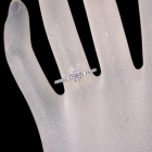 �s���N�_�C�������h 0.069ct/FPP/I1 �n�[�g�A���h�L���[�s�b�h�_�C�������h(H&C) �v���`�i �����O(�w��)