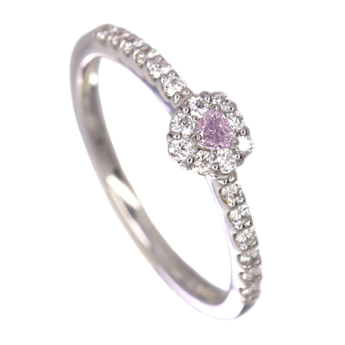 第483回抽選販売＞ピンクダイヤモンド 0.069ct/FPP/I1 ハートアンド