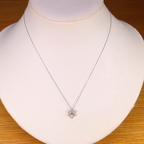 ピンクダイヤモンド 0.038ct/FIP/SI2 ダイヤモンド 0.3ct プラチナ