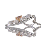 �s���N�_�C�������h 0.038ct/FIP/SI2 �_�C�������h 0.3ct �v���`�i �l�b�N���X
