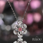 �s���N�_�C�������h 0.038ct/FIP/SI2 �_�C�������h 0.3ct �v���`�i �l�b�N���X