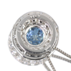 �T���^�}���A�A�N�A�}���� 0.4ct �_�C�������h 0.2ct �v���`�i �l�b�N���X