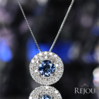 �T���^�}���A�A�N�A�}���� 0.4ct �_�C�������h 0.2ct �v���`�i �l�b�N���X