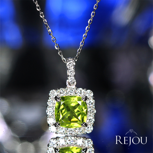 第484回抽選販売＞ペリドット 約1ct ダイヤモンド 0.2ct プラチナ