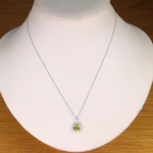 �y���h�b�g ��1ct �_�C�������h 0.2ct �v���`�i �l�b�N���X