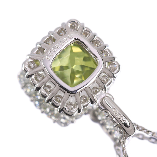 第484回抽選販売＞ペリドット 約1ct ダイヤモンド 0.2ct プラチナ