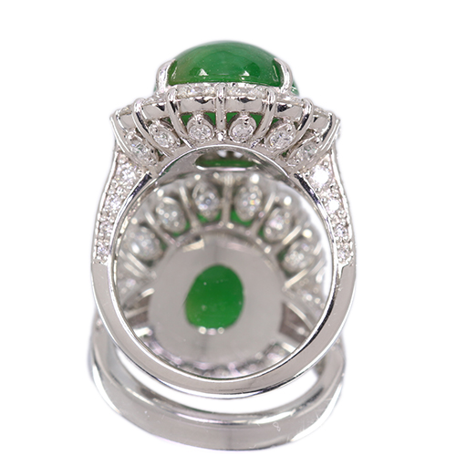 第484回抽選販売＞翡翠（ヒスイ） 8.0ct ダイヤモンド 2.8ct プラチナ