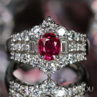 ����M���r�[ 1.1ct �_�C�������h 1.6ct �v���`�i �����O(�w��)