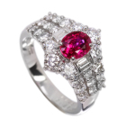 ����M���r�[ 1.1ct �_�C�������h 1.6ct �v���`�i �����O(�w��)