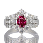 ����M���r�[ 1.1ct �_�C�������h 1.6ct �v���`�i �����O(�w��)