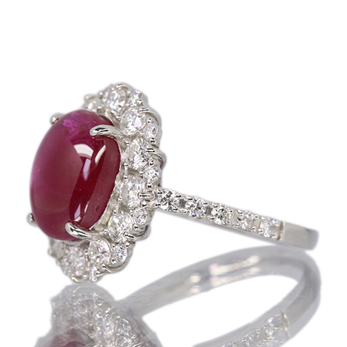 第484回抽選販売＞ミャンマー産（ビルマ産）非加熱スタールビー 4.8ct