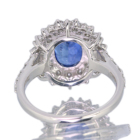 �R�[���t�����[�u���[�T�t�@�C�A 2.7ct �_�C�������h ��1.5ct �v���`�i �����O(�w��)