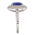 �R�[���t�����[�u���[�T�t�@�C�A 2.7ct �_�C�������h ��1.5ct �v���`�i �����O(�w��)