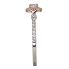 �s���N�_�C�������h 0.21ct/FLOP/SI1 �_�C�������h 0.24ct �v���`�i �s���N�S�[���h �����O(�w��)