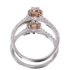 �s���N�_�C�������h 0.21ct/FLOP/SI1 �_�C�������h 0.24ct �v���`�i �s���N�S�[���h �����O(�w��)