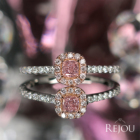 �s���N�_�C�������h 0.21ct/FLOP/SI1 �_�C�������h 0.24ct �v���`�i �s���N�S�[���h �����O(�w��)