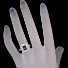 �J���[�`�F���W�K�[�l�b�g 1.0ct �_�C�������h 0.5ct �v���`�i �����O(�w��)