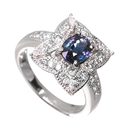 第484回抽選販売＞カラーチェンジガーネット 1.0ct ダイヤモンド 0.5ct