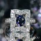�J���[�`�F���W�K�[�l�b�g 1.0ct �_�C�������h 0.5ct �v���`�i �����O(�w��)