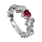 �~�����}�[�Y(�r���}�Y)�n�[�g�V�F�C�v�s�W�����u���b�h���r�[ 0.5ct �v���`�i �����O(�w��)