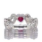 �~�����}�[�Y(�r���}�Y)�n�[�g�V�F�C�v�s�W�����u���b�h���r�[ 0.5ct �v���`�i �����O(�w��)