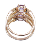 �p�[�v���^���U�i�C�g 1.0ct �_�C�������h ��0.3ct �C�G���[�S�[���h �����O(�w��)