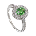 �O���[���K�[�l�b�g 1.0ct �_�C�������h 0.5ct �v���`�i �����O(�w��)