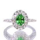 �O���[���K�[�l�b�g 1.0ct �_�C�������h 0.5ct �v���`�i �����O(�w��)