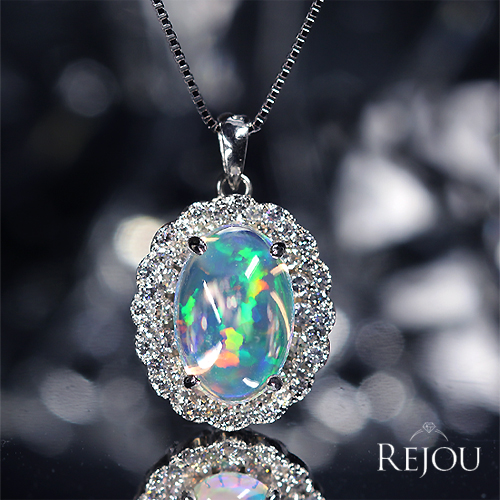第485回抽選販売＞メキシコ産ウォーターオパール 2.8ct ダイヤモンド
