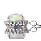 ���L�V�R�Y�E�H�[�^�[�I�p�[�� 2.8ct �_�C�������h 0.5ct �v���`�i �l�b�N���X