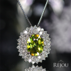 �X�t�F�[�� 1.8ct �_�C�������h 1.0ct �v���`�i �l�b�N���X