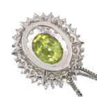�X�t�F�[�� 1.8ct �_�C�������h 1.0ct �v���`�i �l�b�N���X