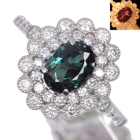 �u���W���Y�A���L�T���h���C�g 1.3ct �_�C�������h 0.5ct �v���`�i �����O(�w��)
