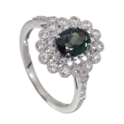 �u���W���Y�A���L�T���h���C�g 1.3ct �_�C�������h 0.5ct �v���`�i �����O(�w��)