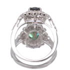 �u���W���Y�A���L�T���h���C�g 1.3ct �_�C�������h 0.5ct �v���`�i �����O(�w��)