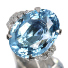 �T���^�}���A�A�N�A�}���� 21ct �_�C�������h 1.0ct �v���`�i �����O(�w��)