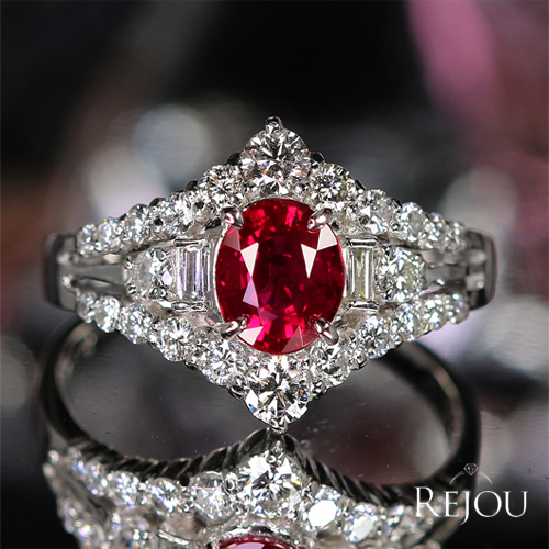 第485回抽選販売＞ミャンマー産(ビルマ産)ピジョンブラッドルビー 1.0 