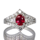 �~�����}�[�Y(�r���}�Y)�s�W�����u���b�h���r�[ 1.0ct �_�C�������h 0.6ct �v���`�i �����O(�w��)