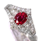 �~�����}�[�Y(�r���}�Y)�s�W�����u���b�h���r�[ 1.0ct �_�C�������h 0.6ct �v���`�i �����O(�w��)