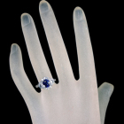 ���C�����u���[�T�t�@�C�A 2.2ct �_�C�������h 0.7ct �v���`�i �����O(�w��)